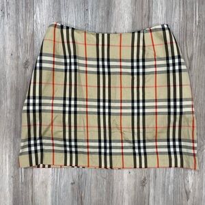 Burberry Signature Plaid Mini Skirt w/Slip